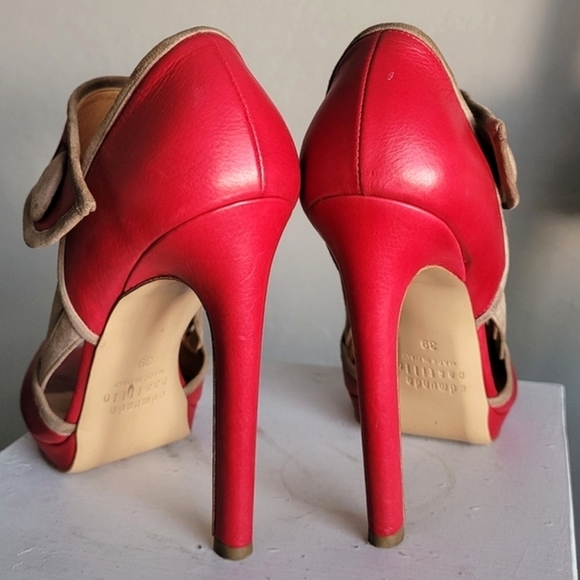 Edmundo CASTILLO PEEP TOE HEELS Like new - Picture 7 of 10